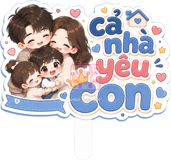 Hashtag Cả nhà yêu con – Hashtag sinh nhật