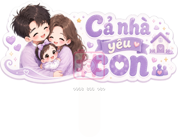 Hashtag Cả nhà yêu con – Hashtag sinh nhật