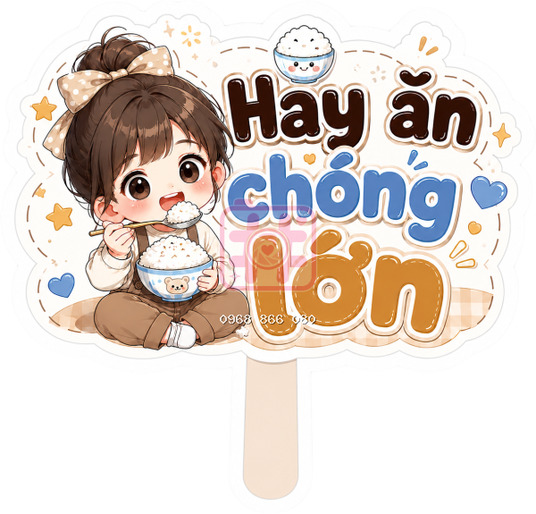 Hashtag Hay ăn chóng lớn – Hashtag sinh nhật
