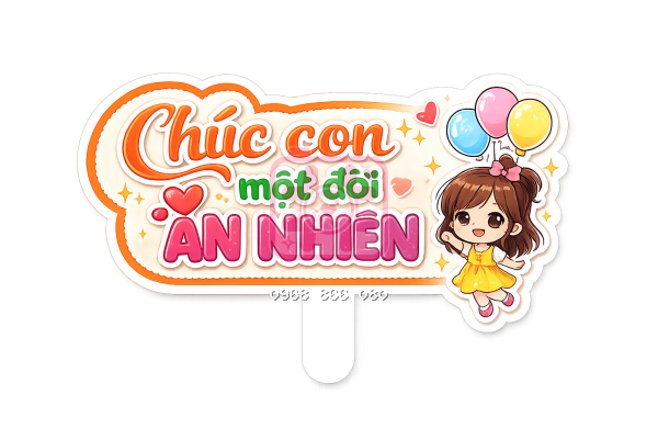 Hashtag Chúc con một đời an nhiên – Hashtag sinh nhật