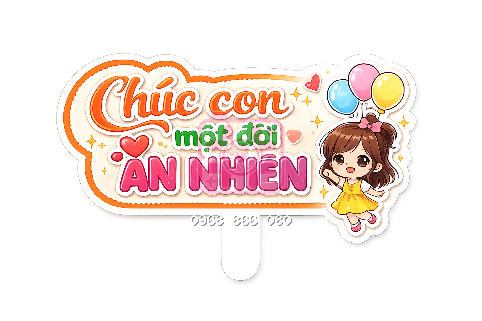 Hashtag Chúc con một đời an nhiên – Hashtag sinh nhật