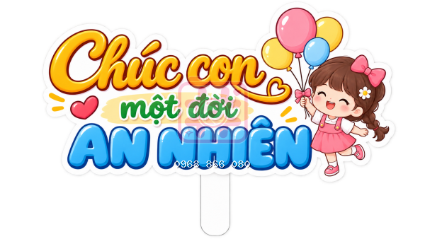 Hashtag Chúc con một đời an nhiên – Hashtag sinh nhật
