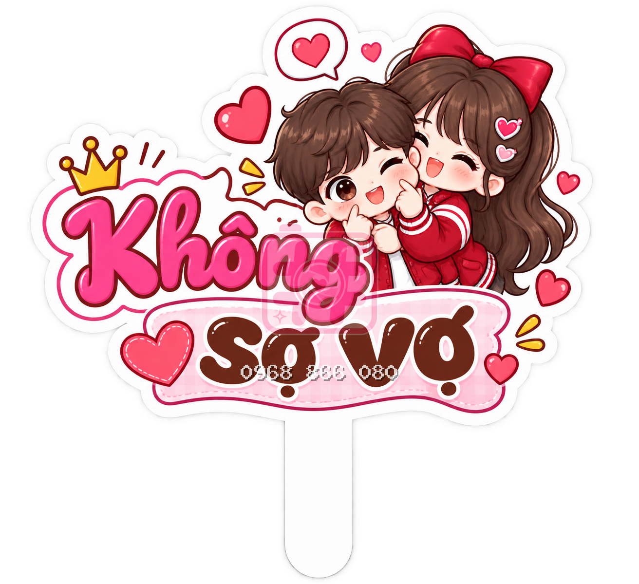 Hashtag Không sợ vợ / chồng – Bảng tên đám cưới