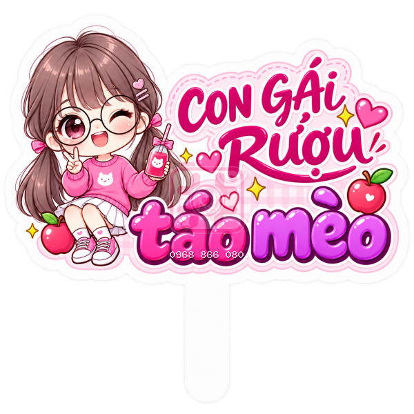 Hashtag Con gái rượu – Hashtag sinh nhật
