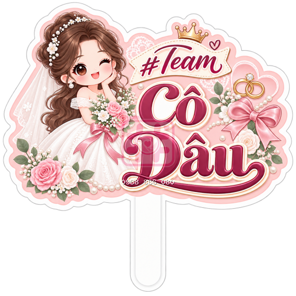 Hashtag Team cô dâu – Hashtag đám cưới