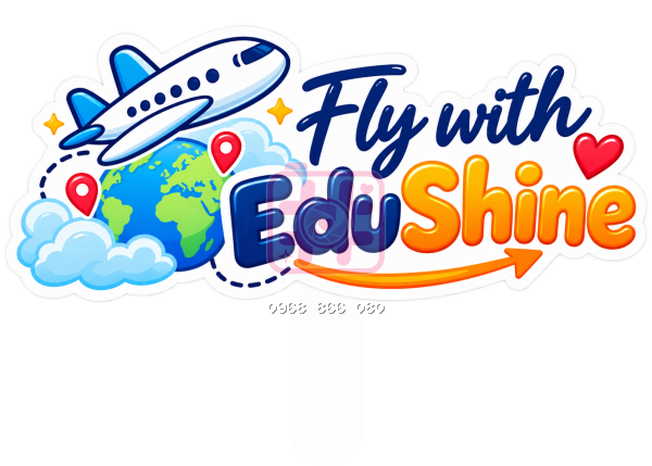Hashtag Fly with tên công ty – Hashtag du học