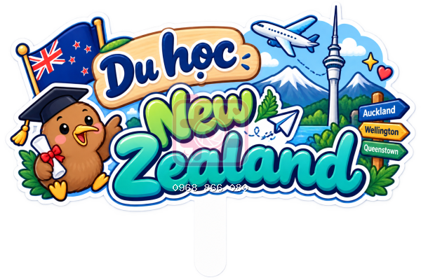 Hashtag Du học New Zealand