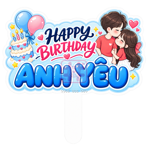 Hashtag Happy birthday anh yêu – Hashtag sinh nhật