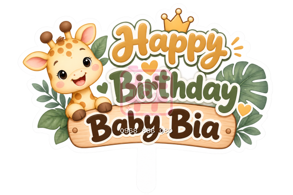 Hashtag Happy Birthday kèm tên bé – Hashtag sinh nhật