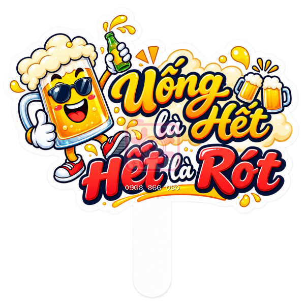 Hashtag Uống là hết, hết là rót – Hashtag vui nhộn