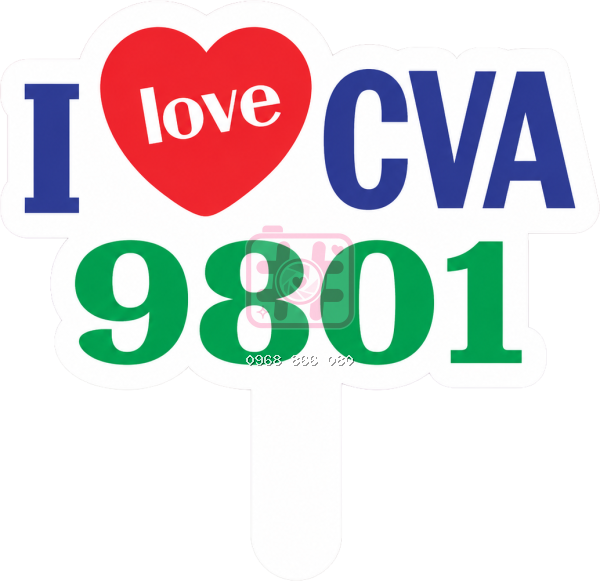 Hashtag I Love CVA 9801