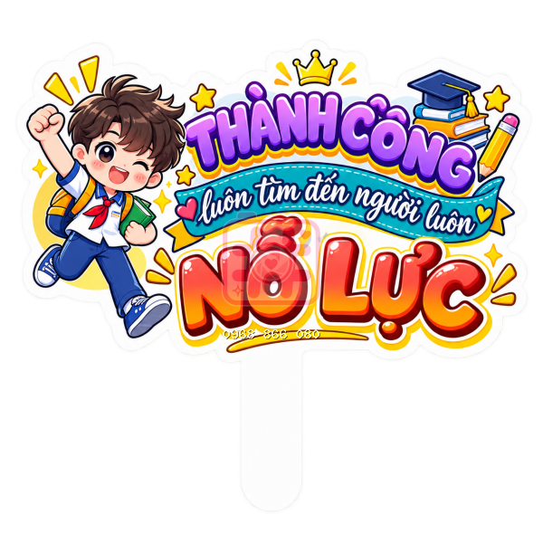 Hashtag Thành công luôn tìm đến người nỗ lực – Hashtag trường học