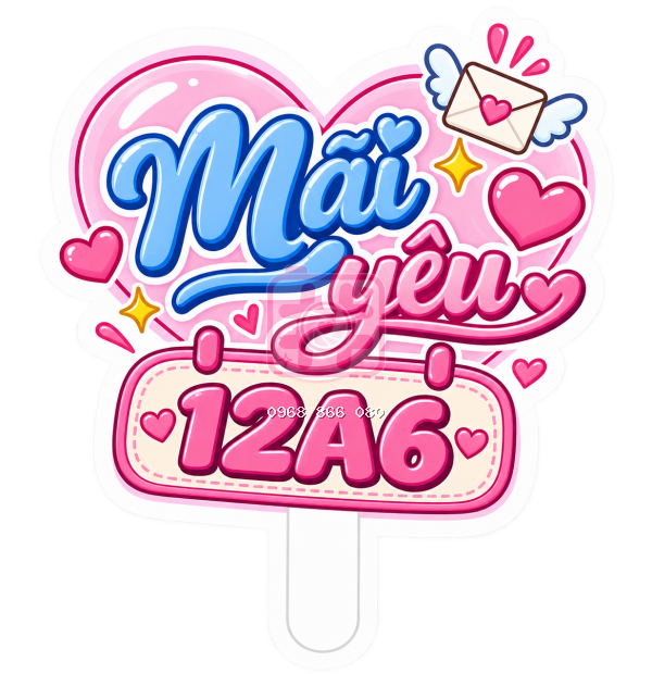 Hashtag Mãi yêu 12A6 (có thể đổi tên lớp) – Hashtag trường học