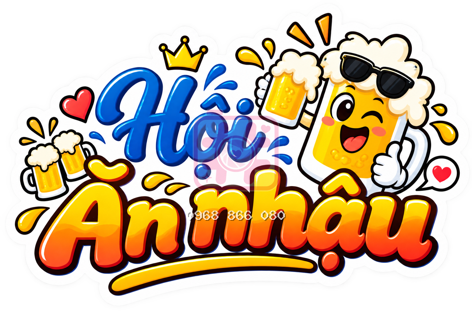 Hashtag Hội ăn nhậu (Copy) – Bảng tên đám cưới