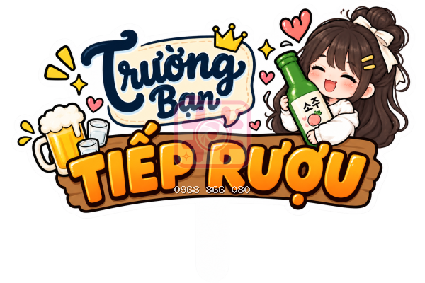 Hashtag Trưởng ban tiếp rượu – Bảng tên đám cưới