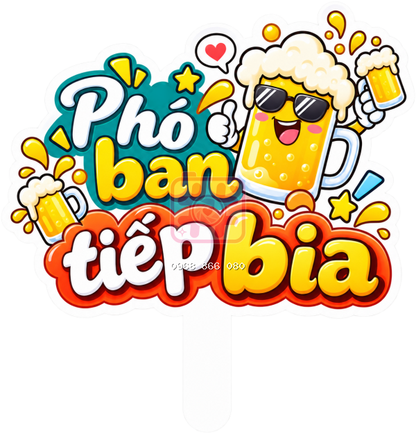 Hashtag Phó ban tiếp bia