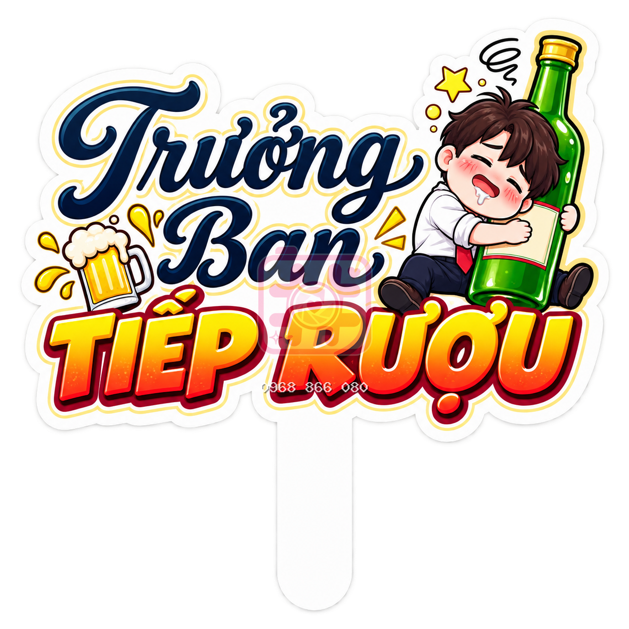 Hashtag Trưởng ban tiếp rượu – Bảng tên đám cưới
