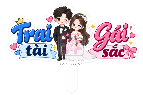 Hashtag Team ế bền vừng – Bảng tên đám cưới