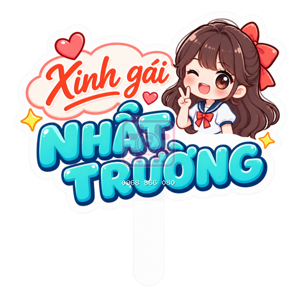 Hashtag Xinh gái nhất trường – Hashtag trường học
