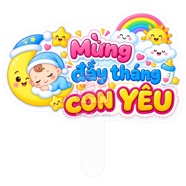 Hashtag Mừng đầy tháng con yêu – Hashtag sinh nhật