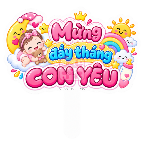 Hashtag Mừng đầy tháng con yêu – Hashtag sinh nhật