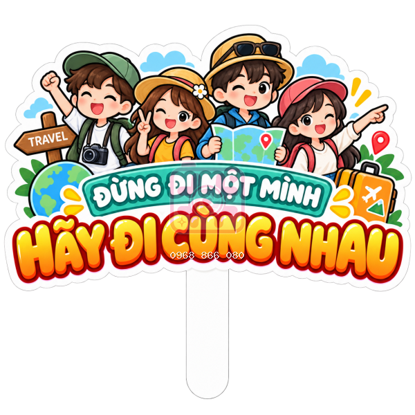 Hashtag Đừng đi một mình, hãy đi cùng nhau
