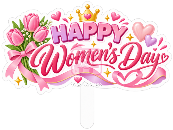 Hashtag Happy Women's Day (nhiều mẫu) - ảnh 6