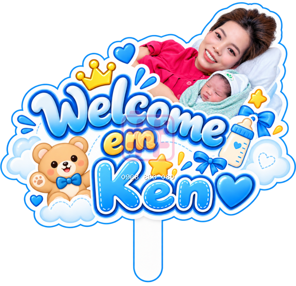 Hashtag Welcome em Ken (có thể đổi nội dung) – Hashtag sự kiện