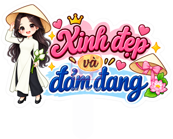 Hashtag xinh đẹp và đảm đang – Hashtag vui nhộn